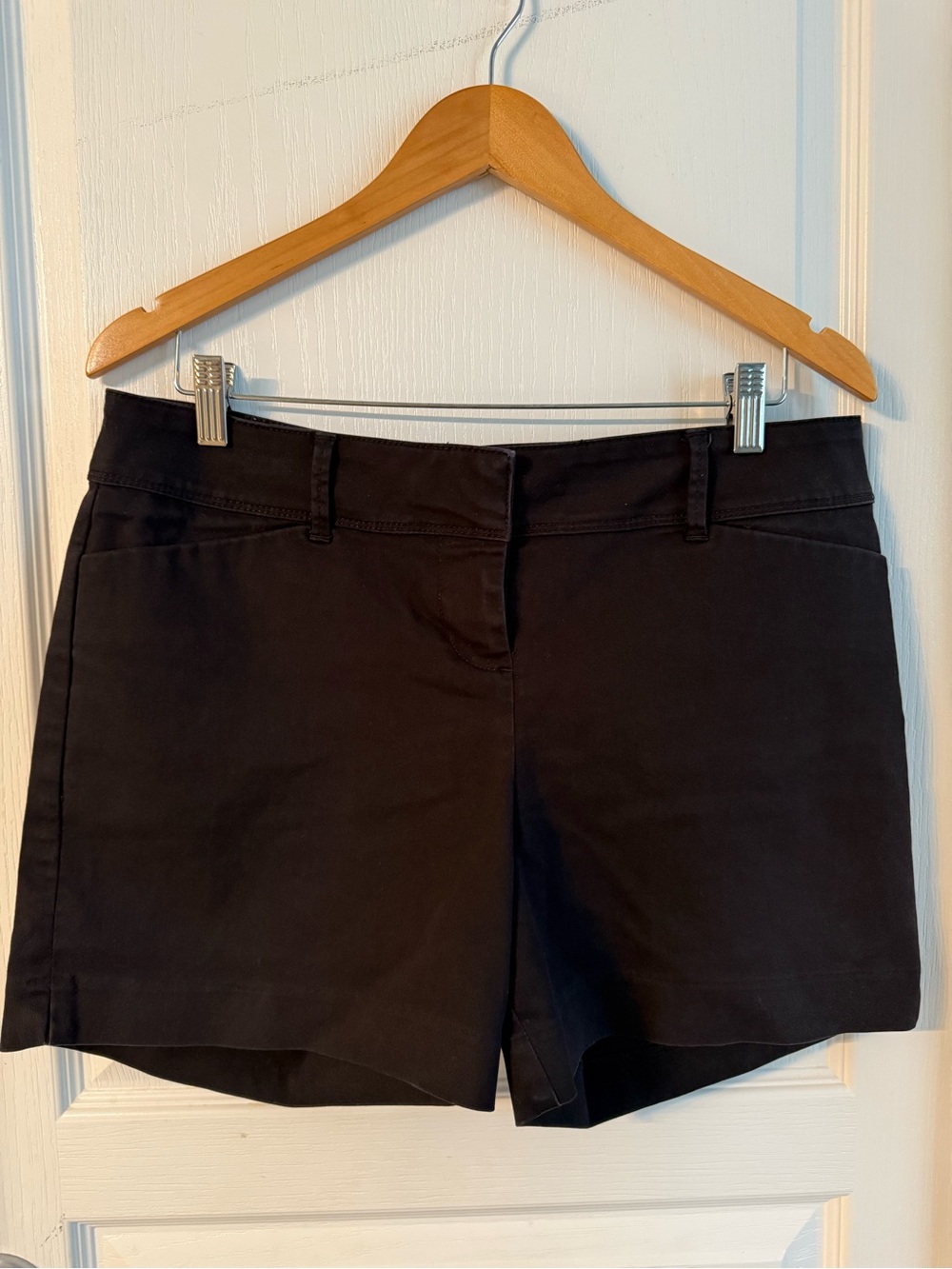 The Limited - Classic Black Mid Rise Shorts